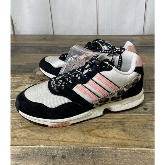 Adidas ZX 1000 Pam Pam Leopard Trace Pink Core Black Sneaker UNISEX M 7.5 W 9.5 - Picture 3 of 7